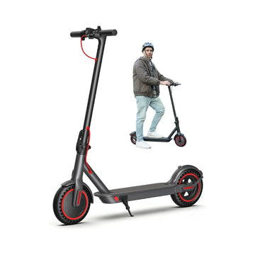 Electric Scooter Adult, 500W Power, 8.5" Solid Tire, 12-18 Miles & 18/19MPH, Dual Braking, Max Load 264 lbs, Smart APP & Cruise Control,Foldable E Scooters for Commute, UL2272