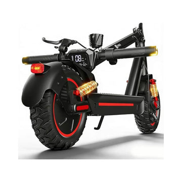 Fast Electric Scooter Adults, 1200W Offroad E-Scooter Up to 30MPH & 36Miles Range, 10" All Terrain Tire Scooters with Turn Signals, Dual Suspension, APP Cruise for Urban Campus Travel, UL Certified