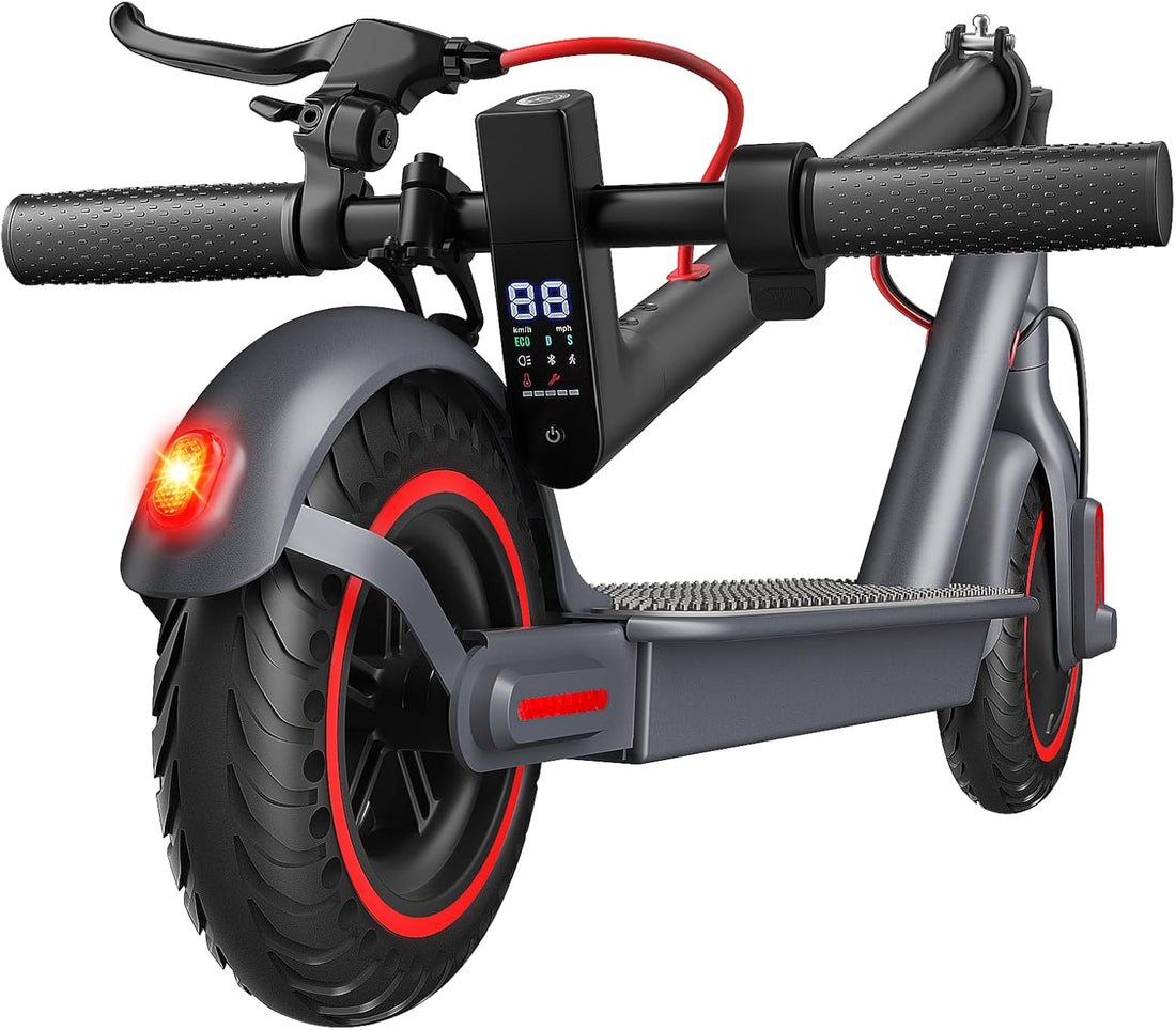 Electric Scooter Adult, 500W Power, 8.5" Solid Tire, 12-18 Miles & 18/19MPH, Dual Braking, Max Load 264 lbs, Smart APP & Cruise Control,Foldable E Scooters for Commute, UL2272
