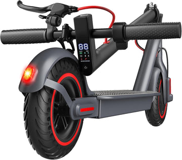 Electric Scooter Adult, 500W Power, 8.5" Solid Tire, 12-18 Miles & 18/19MPH, Dual Braking, Max Load 264 lbs, Smart APP & Cruise Control,Foldable E Scooters for Commute, UL2272